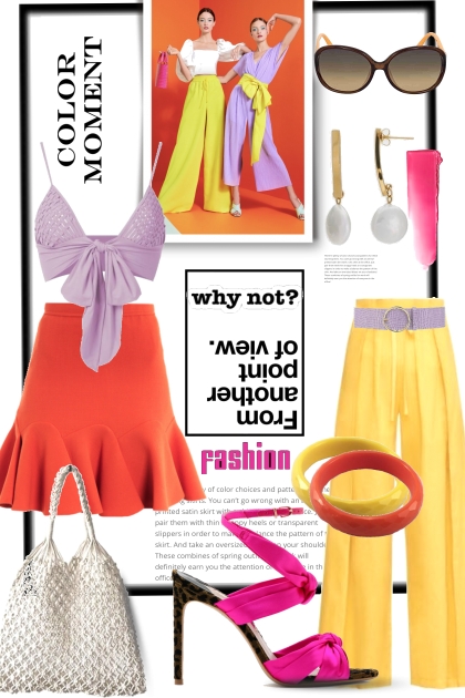 Why Not... Color Moment- Fashion set
