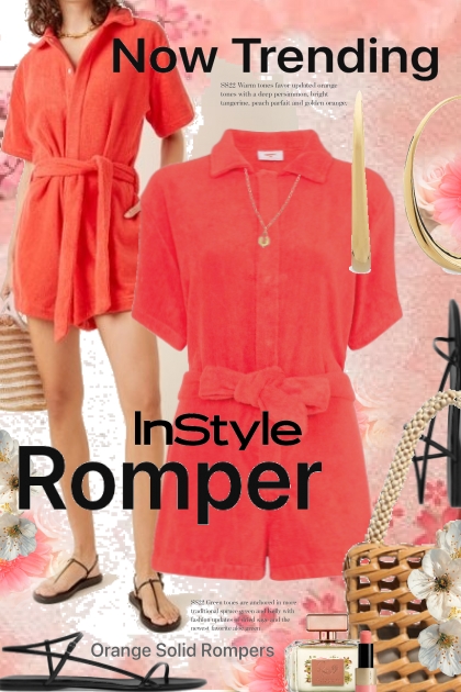 Now Trending InStyle Romper- Fashion set
