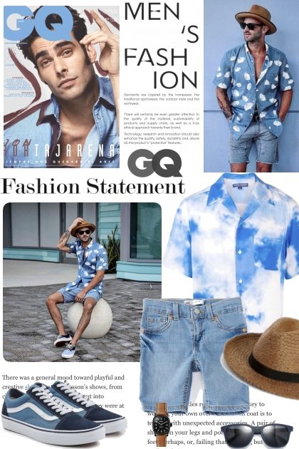 GQ Fashion Statement- Combinazione di moda