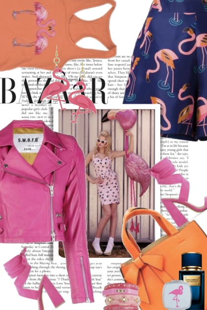 Bazaar Flamingo Fun- Модное сочетание