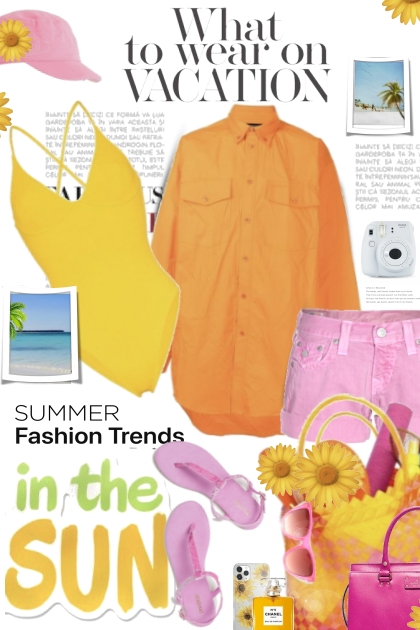 What to Wear on Summer Vacation- Combinaciónde moda