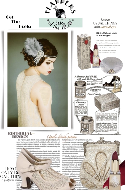 Flappers and The Nineteen Twenties- Combinazione di moda