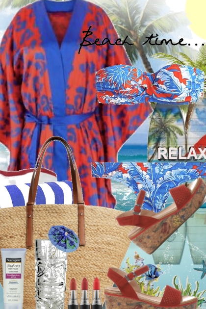 Beach Time Just Relax- Fashion set