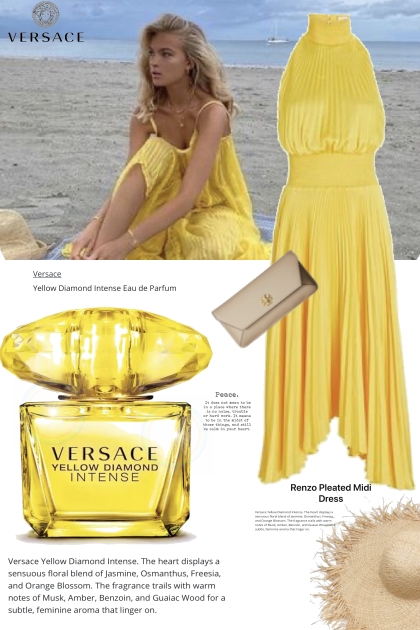 Versace Yellow Diamond Intense- Модное сочетание