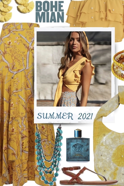 Bohemian Summer- combinação de moda