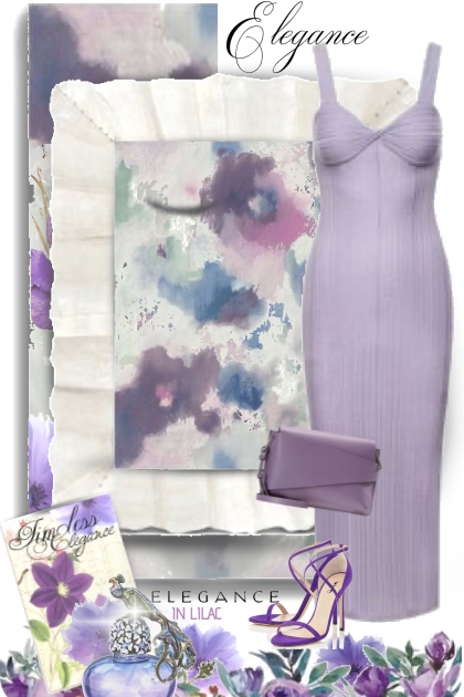 Elegance in Lilac- Combinaciónde moda