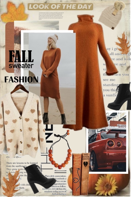Look of the Day Sweater Dress