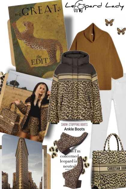 The Great Leopard Lady- Combinazione di moda