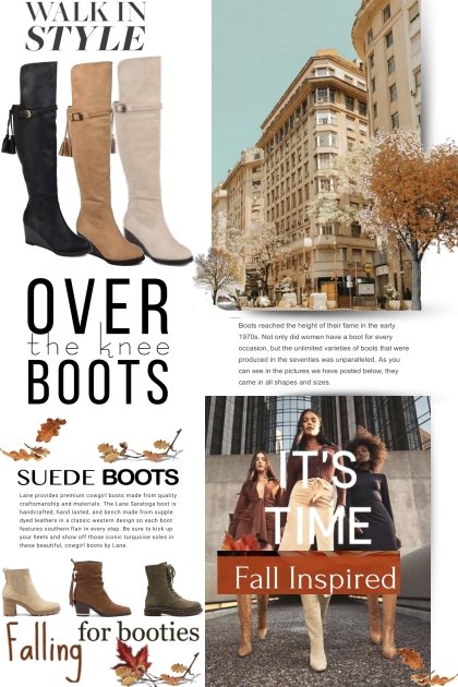 Walk in Style Over the knee Boots