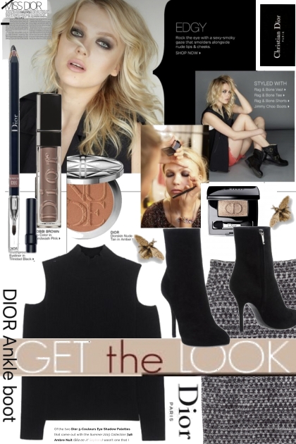 Get The look with Dior Boots- combinação de moda