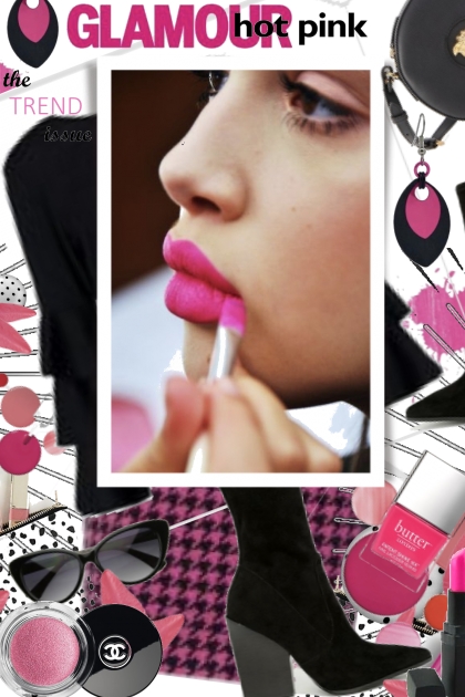 The Hot Pink Glamour Trend- Fashion set