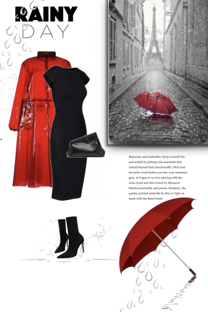 Rainy Day in Paris- Modna kombinacija
