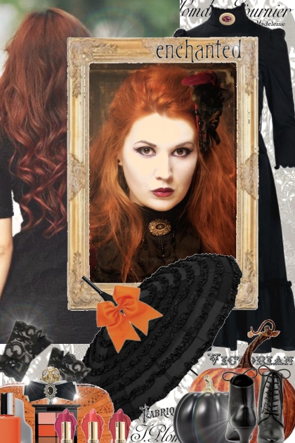 The Enchanted Victorian Pumpkin- Fashion set