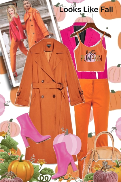Hello Pumpkin Looks Like Fall- Fashion set
