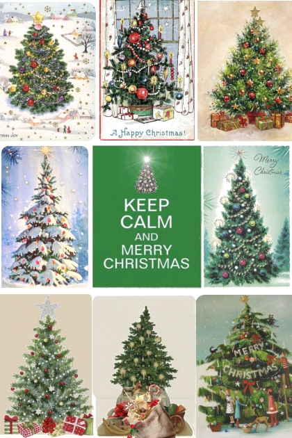 Keep Calm and Merry Christmas- Combinazione di moda
