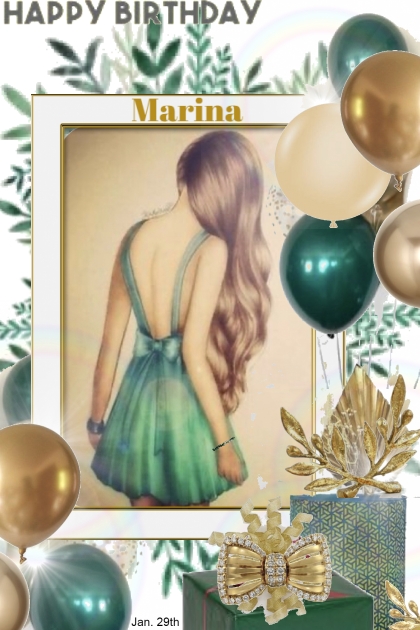 Happy Birthday Marina- Fashion set