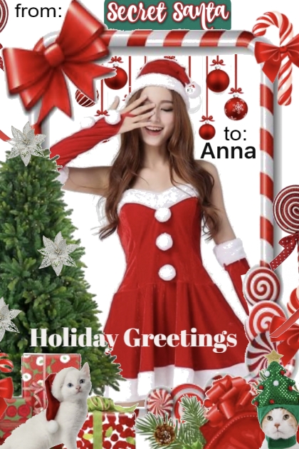 Holiday Greetings Anna- Combinazione di moda