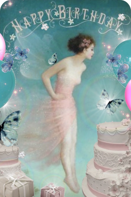 A Fairy Happy Birthday- Fashion set