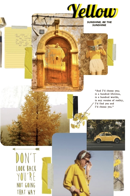 Be the Sunshine in Yellow- Fashion set