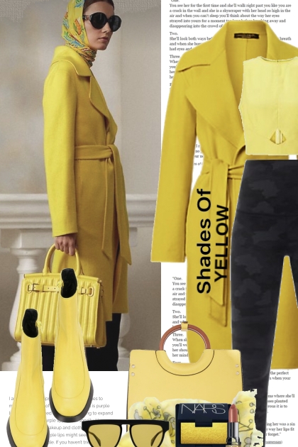 Shades of Yellow with Black- Fashion set