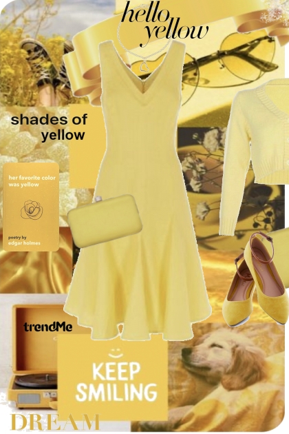 Hello Shades of Yellow- Fashion set