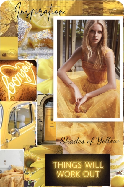 Shades of Yellow Inspiration- Fashion set