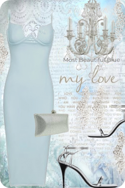 Love in Shades of Blue- Fashion set