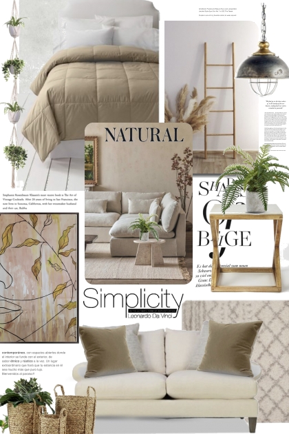 Natural Simplicity- Modna kombinacija