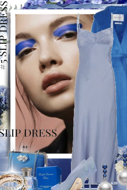 The Blue Slip Dress