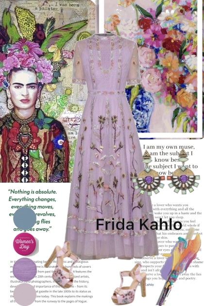 Womens Day with Frida Kahlo- Combinazione di moda