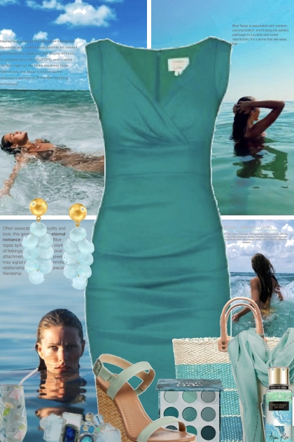 An Aquamarine Summer- Combinaciónde moda