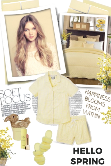 Hello Spring in Butter Yellow- combinação de moda