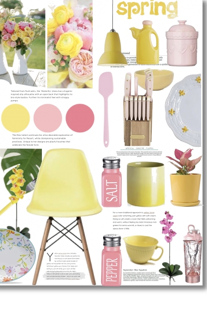 Spring Fun in Yellow and Pink