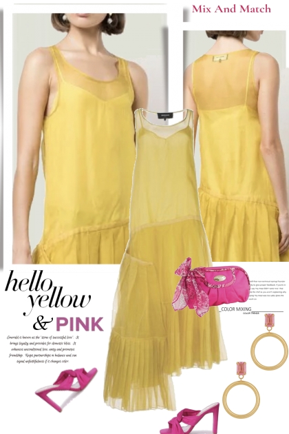 Hello Yellow and Pink - Combinazione di moda