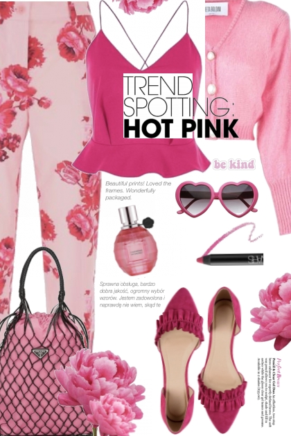 Trend Spotting Spring Hot Pink- Combinaciónde moda
