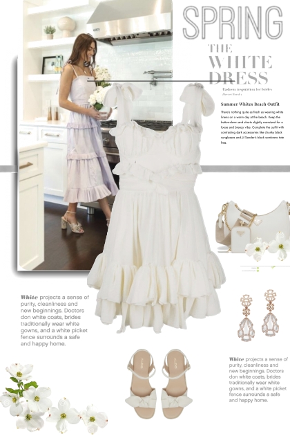 Spring for The Little White Dress- Fashion set
