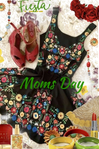 A FIESTA MOMS DAY- combinação de moda