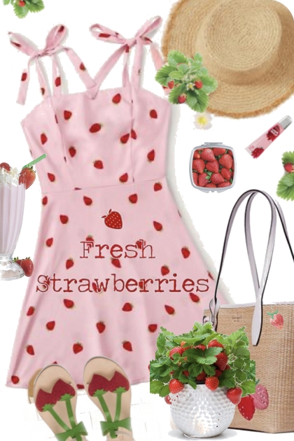 Fresh Strawberries- Fashion set