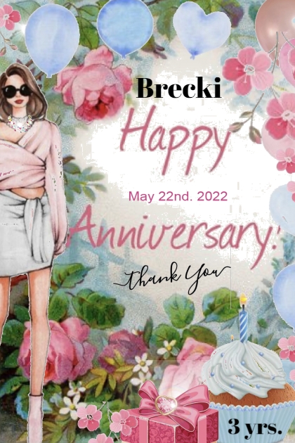 Happy Anniversary Brecki- Fashion set