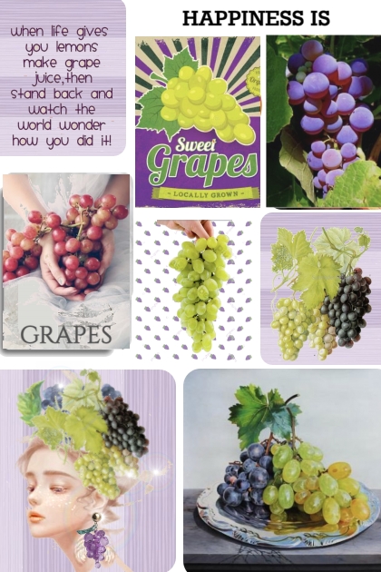 Happiness is Sweet Grapes 
