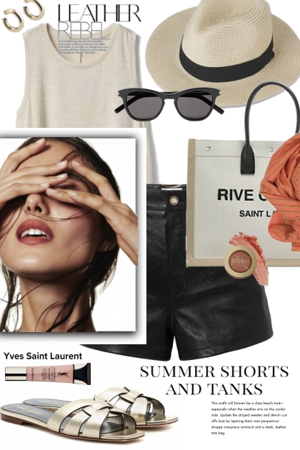 Summer Shorts and Tanks- combinação de moda