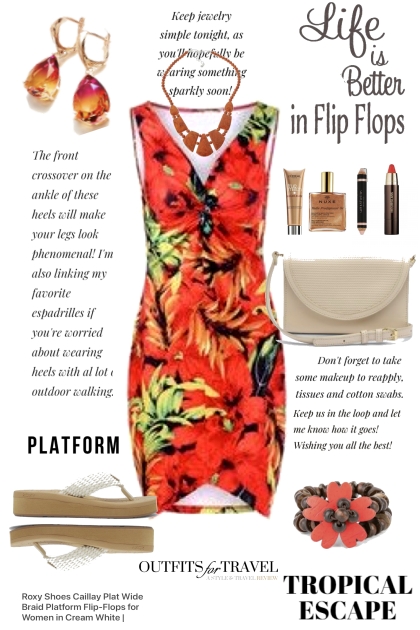 A FLIP FLOP LIFE- combinação de moda