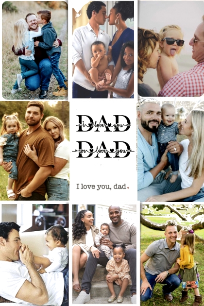 Dad I Love You Dad- Modna kombinacija
