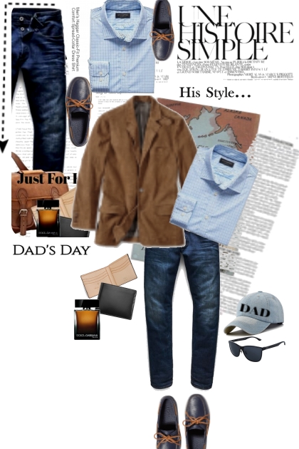 Dads Day His Style- Модное сочетание