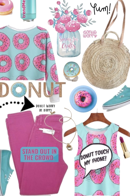 Donut Worry Be Happy- Fashion set