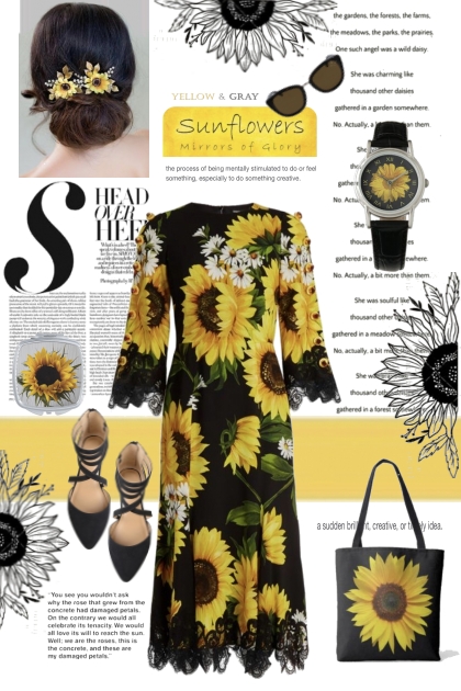 Inspired by Sunflowers- Fashion set