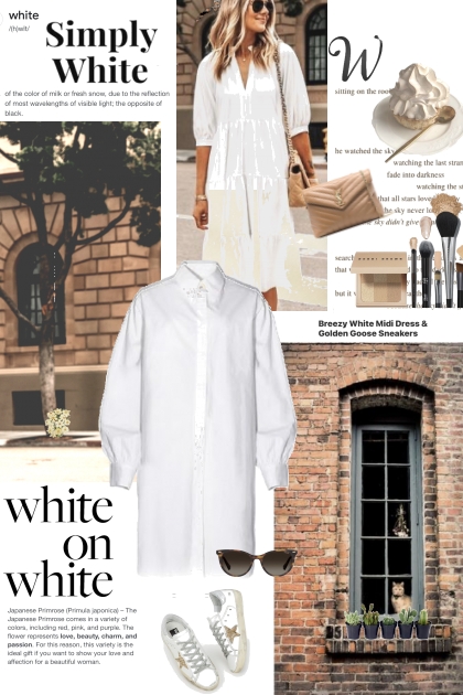 SIMPLY WHITE TRENDS- Combinazione di moda