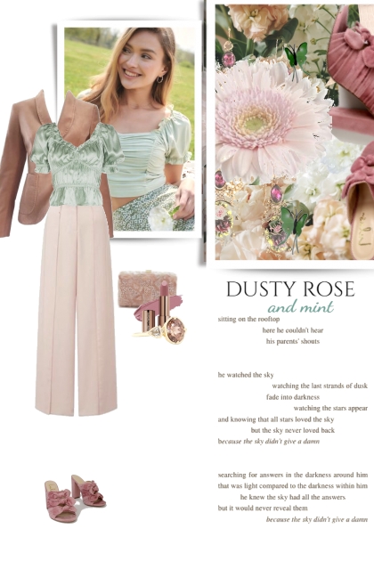Dusty Rose and Mint