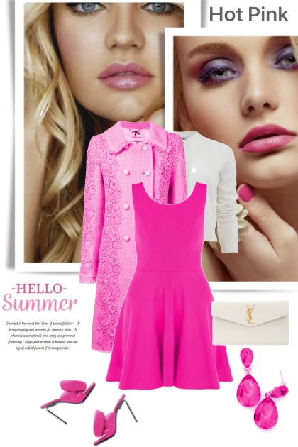 Hello Summer Hot Pink - Combinazione di moda