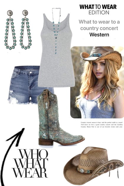 What To Wear To A Country Concert- Fashion set